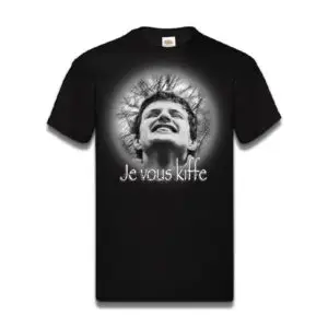 T-Shirt "Je vous kiffe" Noir